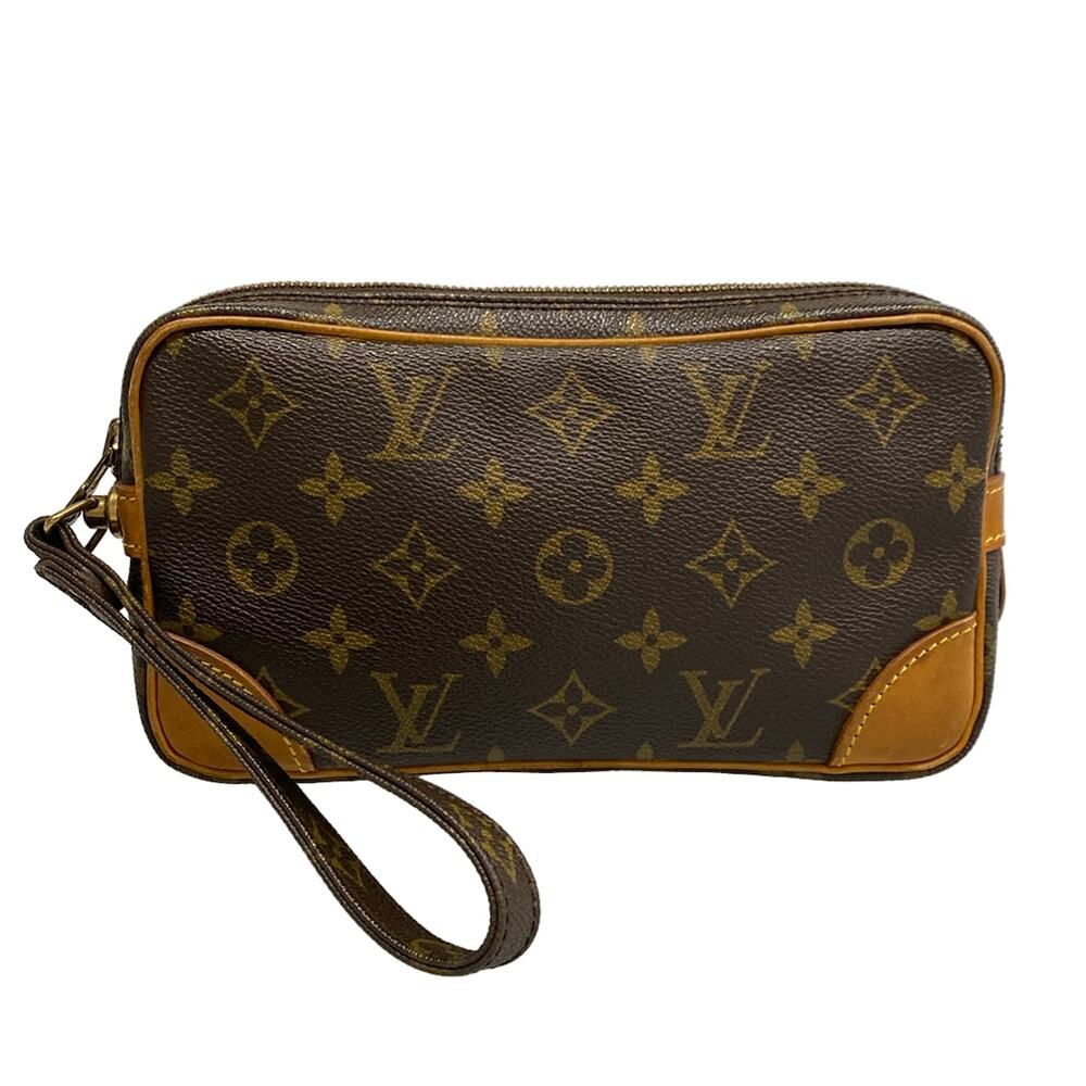 Louis Vuitton Marley Dragonne PM Monogram Mens Clutch Bag M51827